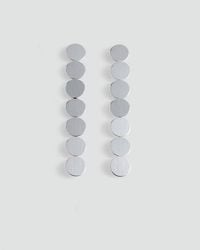 MANGO TEEN - Round Dangling Earrings - Lyst