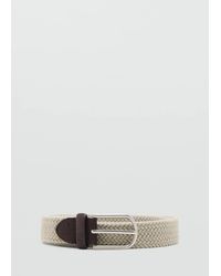 Mango - Braided Elastic Belt - Lyst