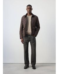 Mango - Quilted Water Repellent Jacket - Lyst