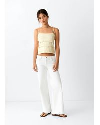 MANGO TEEN - Low-Waist Wide-Leg Jeans - Lyst