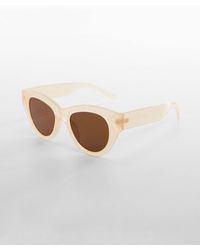 Mango - Rounded Sunglasses - Lyst