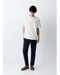 MANGO TEEN - Printed Cotton-Blend T-Shirt - Lyst