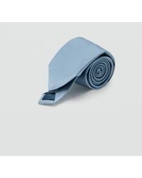 Mango - Plain Silk Tie - Lyst