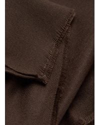 Mango - Frayed Edge Scarf - Lyst