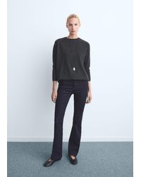Mango - Flared-Rinse-Wash-Jeans Mit Mittlerer Bundhöhe - Lyst