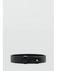 Mango - 100% Leather Belt - Lyst