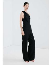 Mango - Long Jumpsuit With Knot - Lyst