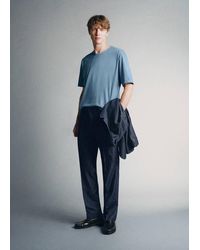 Mango - 100% Cotton T-Shirt Regular Fit - Lyst