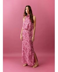 MANGO TEEN - Long Skirt With Side Slit - Lyst