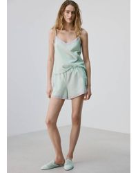 Mango - 100% Cotton Pyjama Top - Lyst