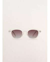 Mango - Semi-Transparent Frame Sunglasses - Lyst