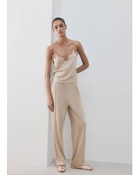 Mango - Pyjama Top With Straps - Lyst