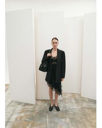 Mango - Patent Leather Flat Shoes - Lyst