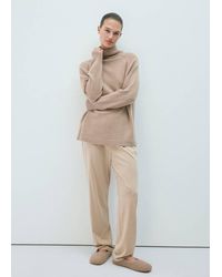 Mango - Pullover Aus 100 Wolle Mit Rollkragen - Lyst