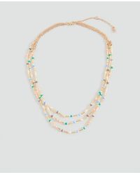 MANGO TEEN - Multichain Bead Necklace - Lyst
