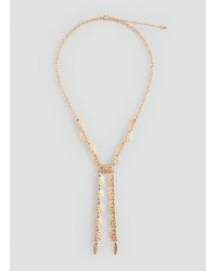 MANGO TEEN - Pendant Necklace With Embossed Relief - Lyst