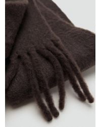 Mango - Fringed Edge Scarf - Lyst