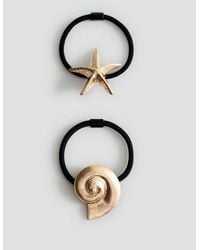 Mango - Pack Of 2 Hair Bobbles - Lyst