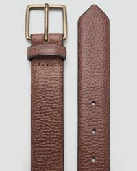 Mango - Pebbled Belt - Lyst