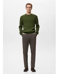Mango - Ribbed Wool-Blend Sweater - Lyst
