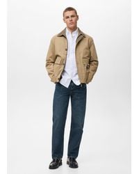 Mango - Camicia 100% Cotone Oxford Bianco - Lyst