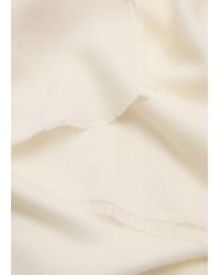 Mango - Frayed Edge Scarf - Lyst