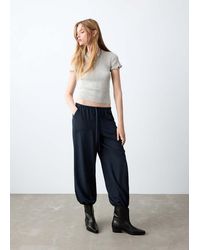 MANGO TEEN - Knitted Short-Sleeve T-Shirt - Lyst