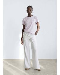 MANGO TEEN - Printed Cotton-Blend T-Shirt - Lyst