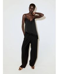 Mango - Asymmetric Lace Camisole Top - Lyst