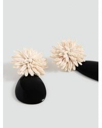 Mango - Resin Flower Earrings - Lyst
