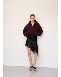 Mango - Oversized Hooded Jacket - Lyst