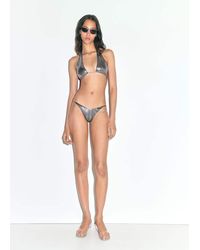 Mango - Metallic Bikini Bottom - Lyst