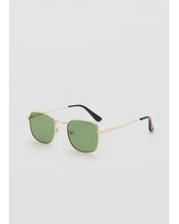 Mango - Metallic Frame Sunglasses - Lyst