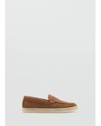 Mango - Split Leather Shoes - Lyst