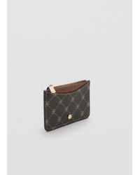 Mango - Logo Zip Card Holder - Lyst