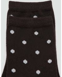 Mango - Polka Dot Socks - Lyst