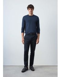 Mango - 100% Wool Fine-Knit Sweater - Lyst