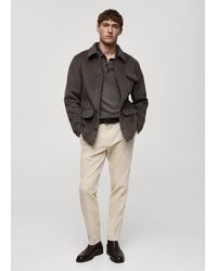 Mango - Corduroy Regular-Fit Trousers - Lyst