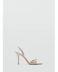 Mango - High-Heeled Sandals With Buckle Straps - Lyst