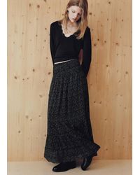 MANGO TEEN - Printed Chiffon Skirt - Lyst