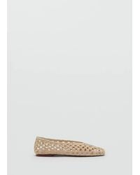 Mango - Braided Ballerina Flat - Lyst