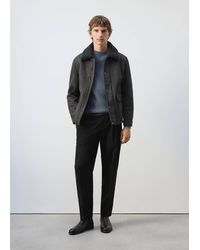 Mango - Double Face Jacket With Fleece Lining - Lyst