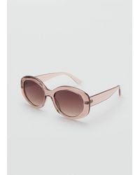 Mango - Squared Frame Sunglasses - Lyst