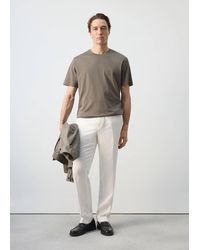 Mango - 100% Cotton T-Shirt Regular Fit - Lyst