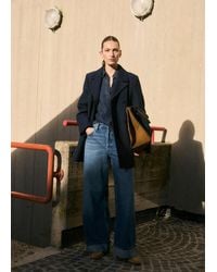 Mango - Double-Breasted Lapels Coat - Lyst