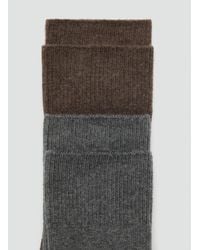 Mango - 2Er-Pack Baumwollsocken Mit Rippmuster - Lyst