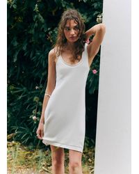 MANGO TEEN - Cotton Jersey Strap Dress - Lyst