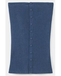 Mango - Ribbed Boat-Neck Top - Lyst