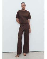 Mango - Cotton Short-Sleeved T-Shirt - Lyst