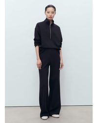 Mango - Cotton Jogger-Style Trousers - Lyst